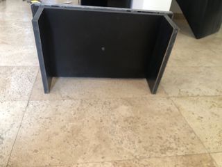 Base Meliconi per TV/Computer in legno nero