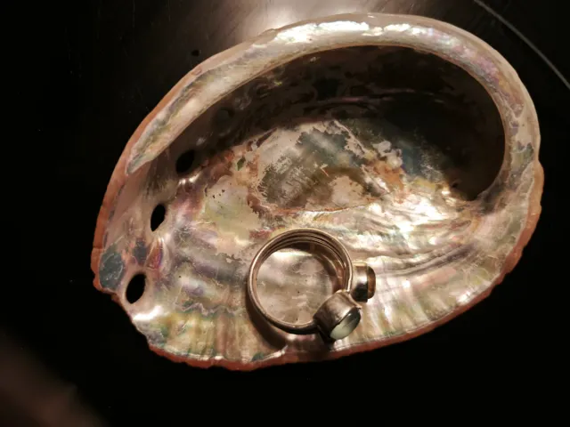 Anillo Plata Onix Verde, Labradorita, Topacio