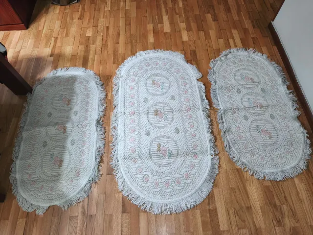 Juego 3 Alfombras Lujo Aviación/Rezos