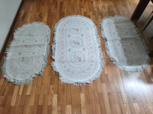 Juego 3 Alfombras Lujo Aviación/Rezos