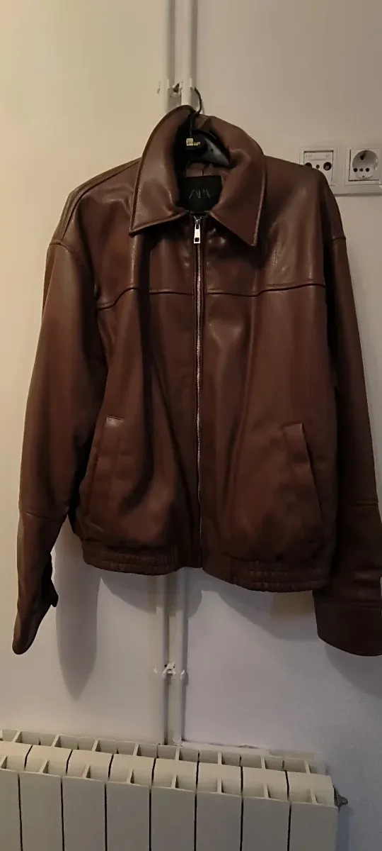 Chaqueta Zara Mujer Marrón claro