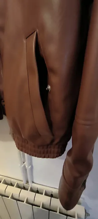 Chaqueta Zara Mujer Marrón claro