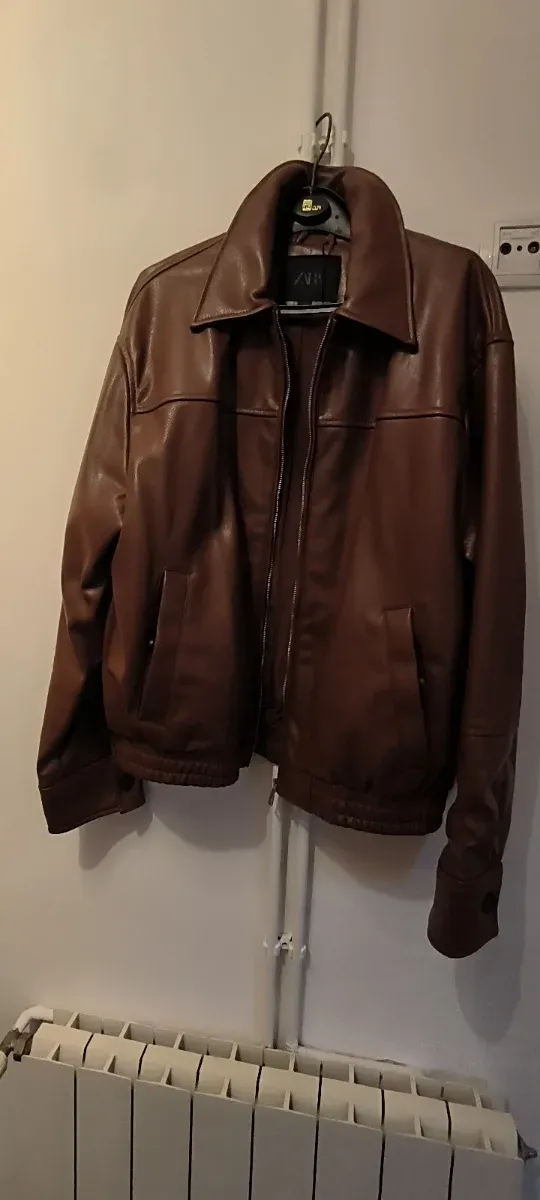 Chaqueta Zara Mujer Marrón claro