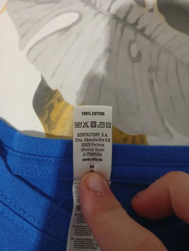 Camiseta Lacoste Azul Talla M