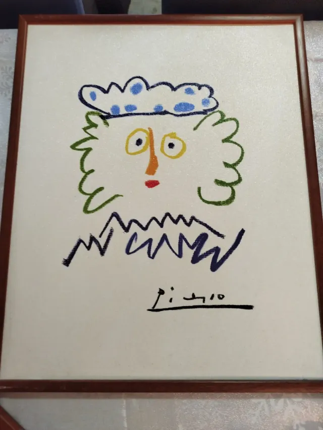 Cuadro original Paloma y Rostro