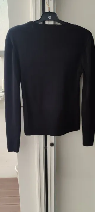 Jersey Zara Mujer Vestir Negro Talla L