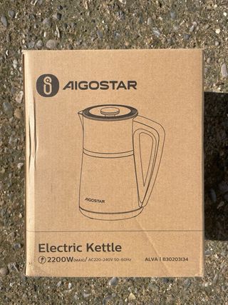 Hervidor de agua digital negro