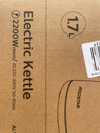 Hervidor de agua digital negro