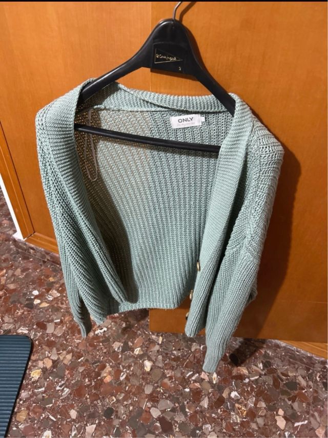 Chaqueta / cárdigan only verde