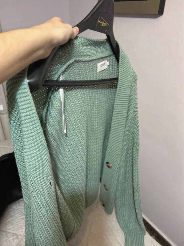 Chaqueta / cárdigan only verde