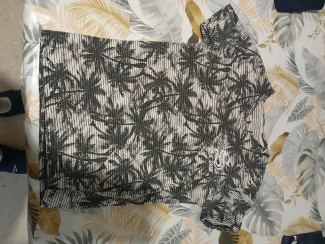 Camiseta SILK-SKIM Talla M Palmeras