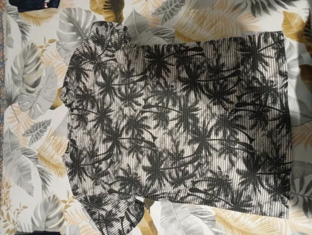 Camiseta SILK-SKIM Talla M Palmeras