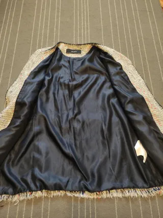 Chaqueta Zara XL Tweed Multicolor