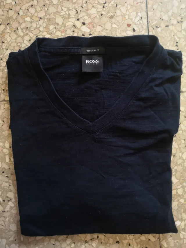 Camiseta BOSS azul talla Xl