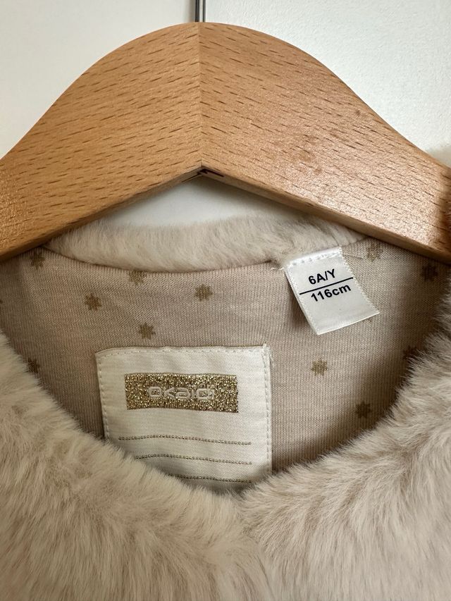 Pellicciotto Okaidi bambina 6 anni