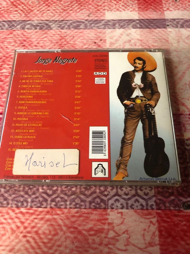 CD Jorge Negrete: Sus Mejores Rancheras y Corridos