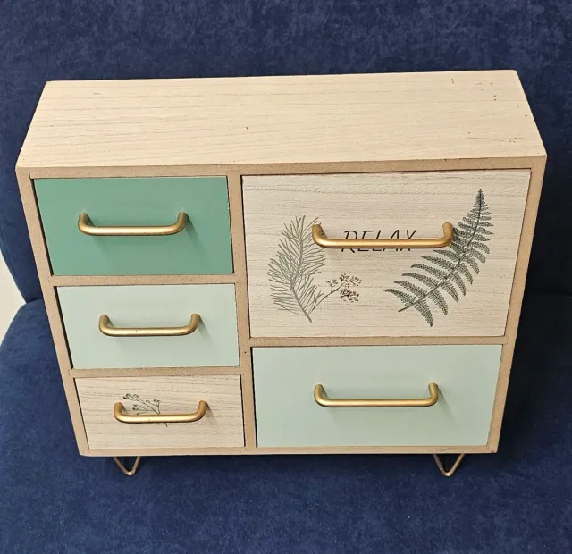 Joyero organizador con cajones