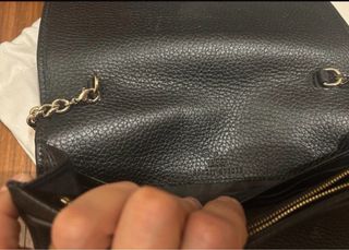 Portafoglio Gucci Soho Pelle Martellata con Catena