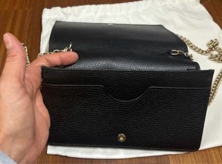 Portafoglio Gucci Soho Pelle Martellata con Catena