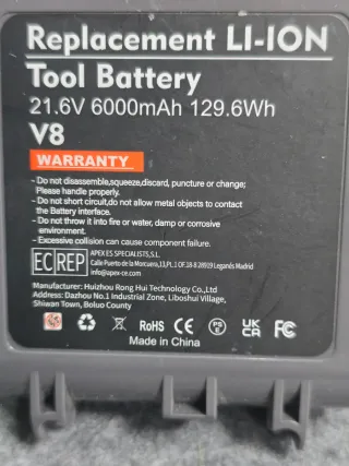 Batería Aspiradora Dyson V8