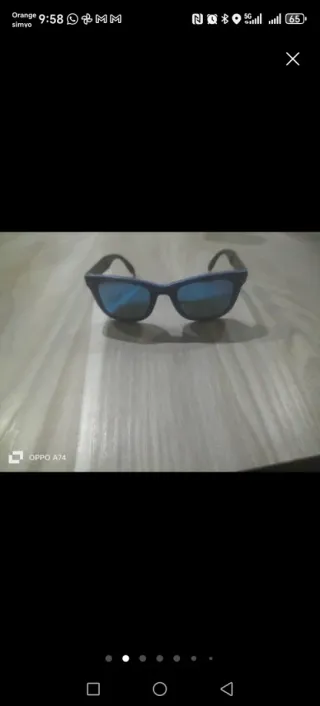 Gafas de sol Ray-Ban azules wayfarer