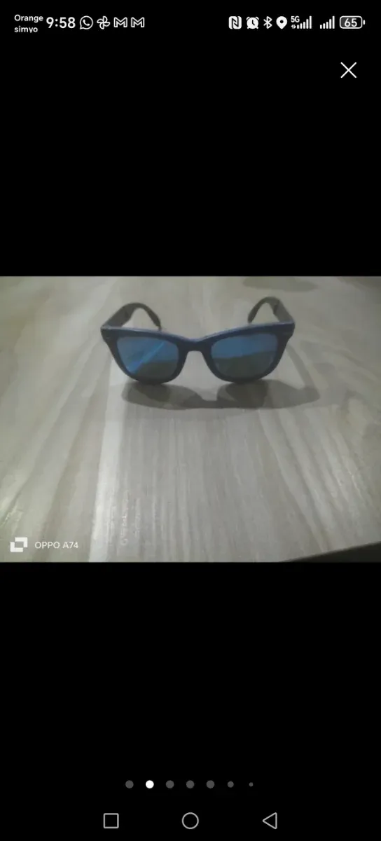 Gafas de sol Ray-Ban azules wayfarer