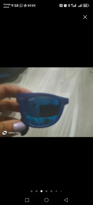 Gafas de sol Ray-Ban azules wayfarer