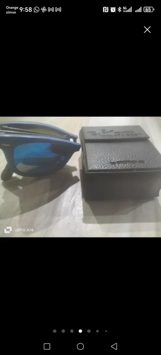 Gafas de sol Ray-Ban azules wayfarer