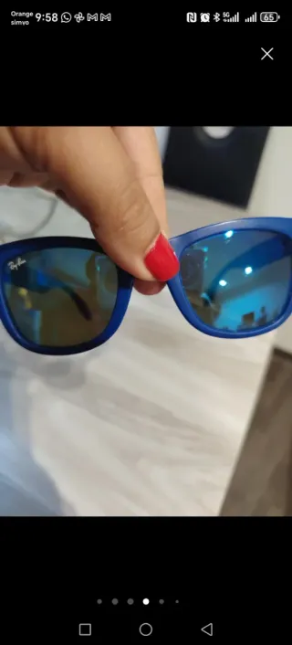 Gafas de sol Ray-Ban azules wayfarer