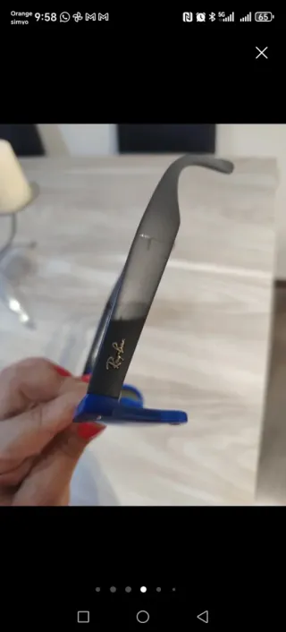 Gafas de sol Ray-Ban azules wayfarer