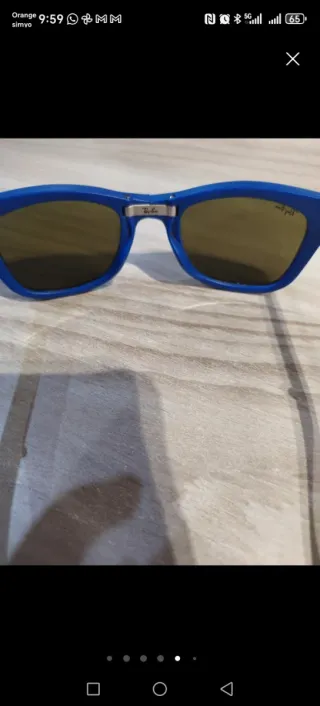 Gafas de sol Ray-Ban azules wayfarer