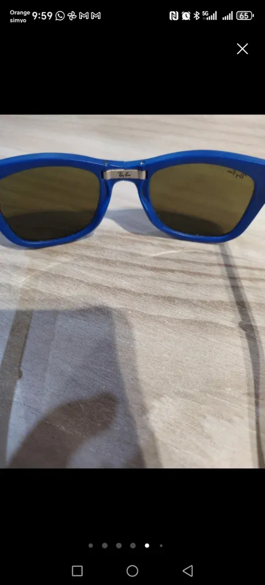 Gafas de sol Ray-Ban azules wayfarer