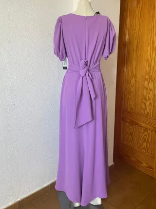Vestido Matilde Cano Talla 40 Morado Nuevo