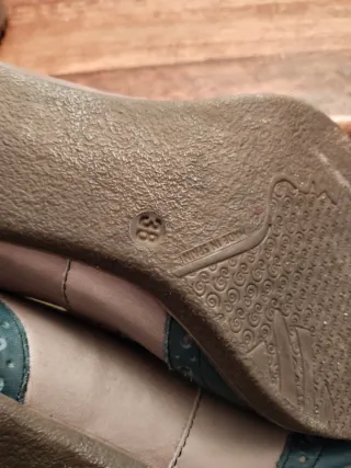 Zapatos estilo Oxford azul y gris