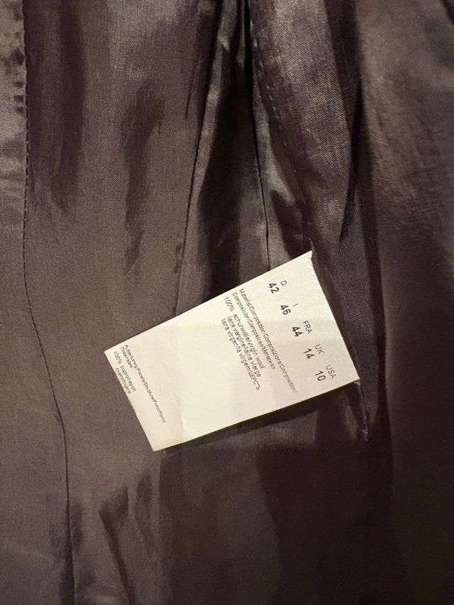 Americana BOSS cuadros marrón