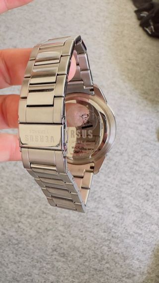 Reloj Versus Versace Cronógrafo Plata Negro