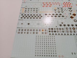 x1 Transfer Sheet for Space Marines Warhammer 40k