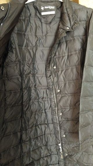 Giubbotto donna nylon piuma Amazing nero