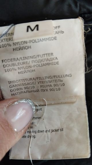 Giubbotto donna nylon piuma Amazing nero