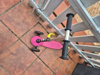 Patinete infantil 3 ruedas rosa