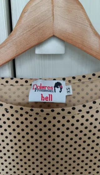 Camiseta Dolores Promesas Talla XS Lunares