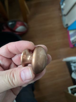 Manopola in metallo per cucina in rame