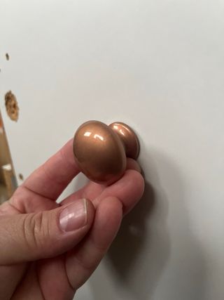 Manopola in metallo per cucina in rame