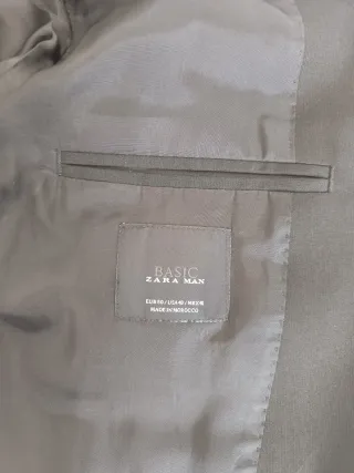 Traje Negro Zara Hombre