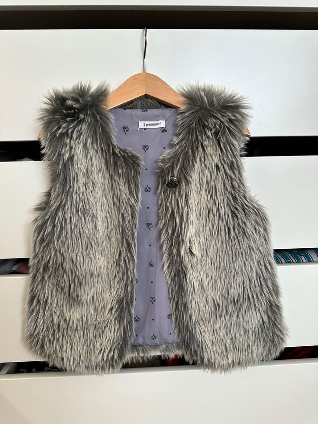 Gilet pelliccia bambina 3 Pommes 6 anni