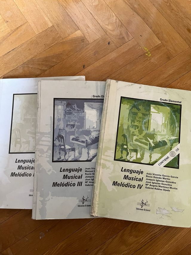 Lenguaje Musical Melódico Grado Elemen.  vol 1,3,4