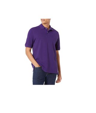 Polo Algodón Piqué Regular XXL Morado
