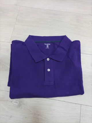 Polo Algodón Piqué Regular XXL Morado