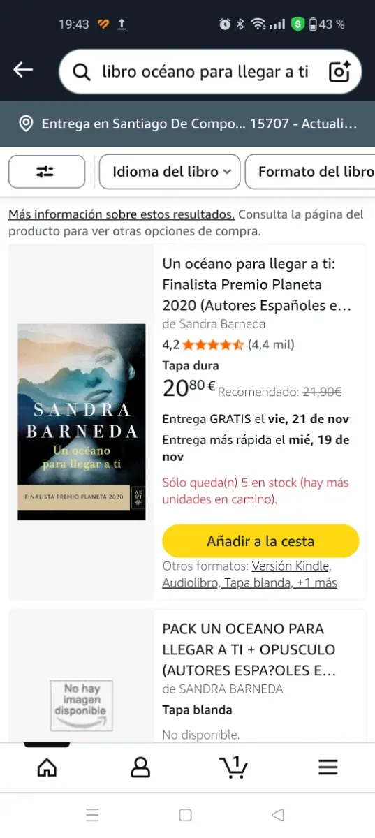 Libro Un océano para llegar a ti: Finalista Premio