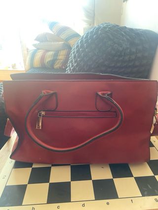 Bolso Pierre Cardin Rojo Mujer modelo vintage